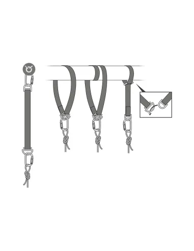 Pętla stanowiskowa Petzl Connexion Fixe 200