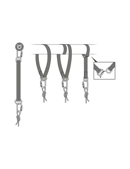 Pętla stanowiskowa Petzl Connexion Fixe 200