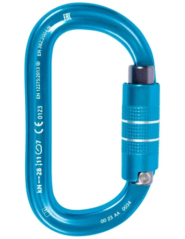 Karabinek wspinaczkowy Camp Oval XL 2Lock Blue