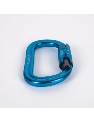 Karabinek wspinaczkowy Camp Oval XL 2Lock Blue