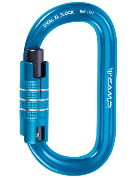 Karabinek Camp Oval XL 3Lock Blue Karabinek Camp Oval XL 3Lock Blue