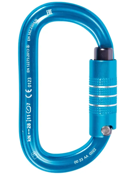 Karabinek Camp Oval XL 3Lock Blue Karabinek Camp Oval XL 3Lock Blue