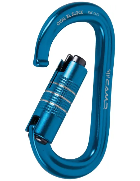 Karabinek Camp Oval XL 3Lock Blue Karabinek Camp Oval XL 3Lock Blue