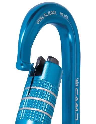 Karabinek Camp Oval XL 3Lock Blue
