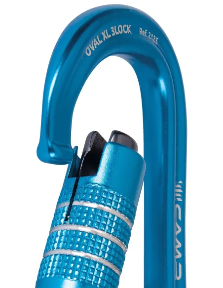 Karabinek Camp Oval XL 3Lock Blue Karabinek Camp Oval XL 3Lock Blue