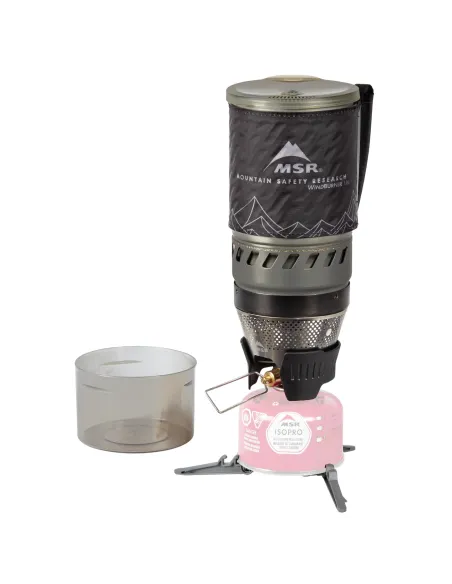 Stove with pot MSR WindBurner Personal Stove System Black 1L
