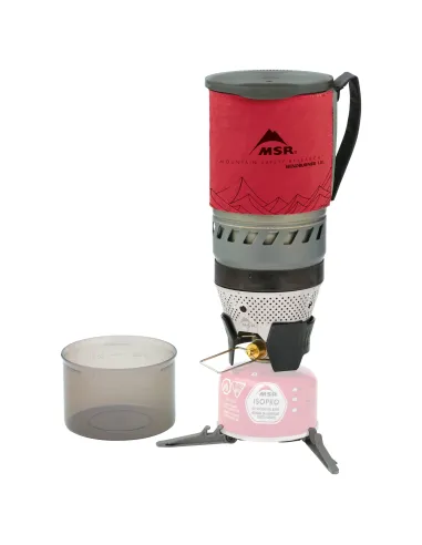 Kuchenka z garnkiem MSR WindBurner Personal Stove System Red 1L