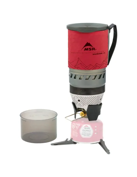 Kuchenka z garnkiem MSR WindBurner Personal Stove System Red 1L