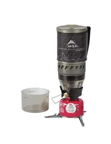 Stove with pot MSR WindBurner Personal Stove System Black 1L