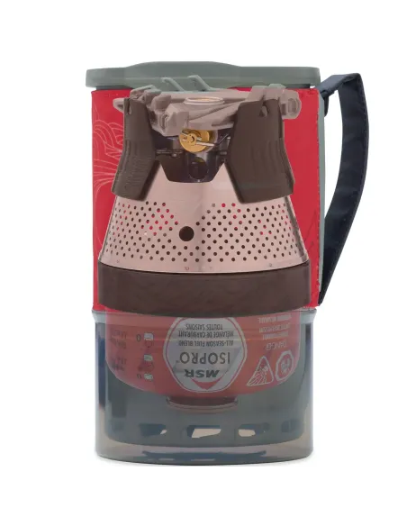 Kuchenka z garnkiem MSR WindBurner Personal Stove System Red 1L