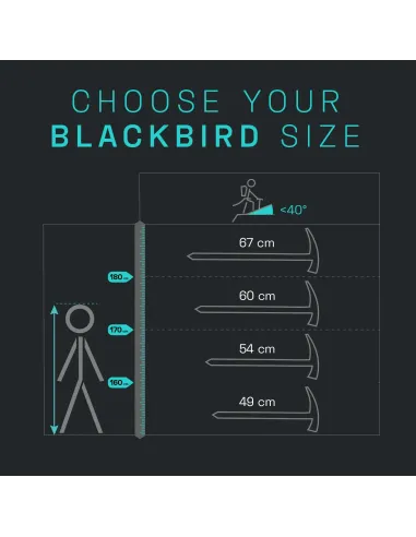 Ice axe Blue Ice Blackbird 54cm