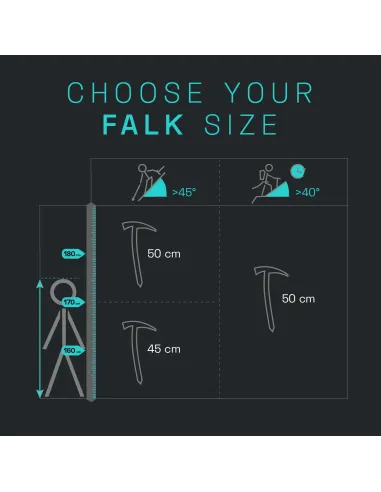 Ice axe Blue Ice Falk 45cm