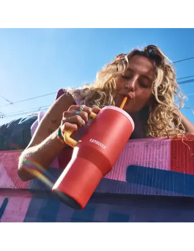 Thermal mug Kambukka Rio 950 ml Pink Papaya