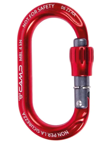 Karabinek pomocniczy Camp Ekto Lock Red