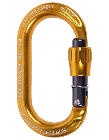 Accessory carabiner Camp Ekto Lock Yellow