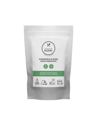 Zakręcone Słoiki Karkówka w sosie musztardowym 900ml