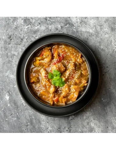 Danie obiadowe Zakręcone Słoiki Kurczak z warzywami w sosie teriyaki 540ml