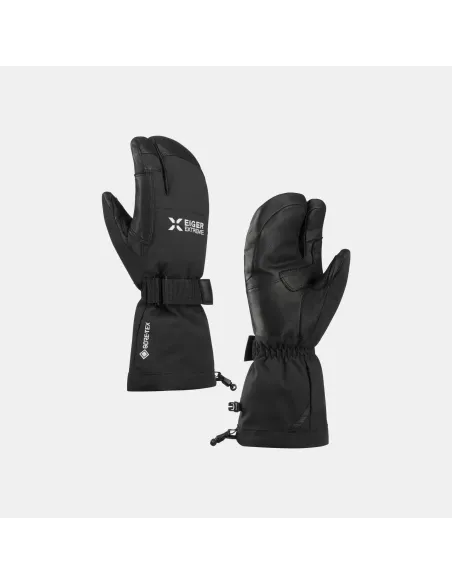 Rękawiczki Mammut Eiger Nordwand Warm 3-Finger Glove Black