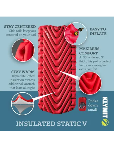 Sleeping Pad Klymit Insulated Static V Luxe