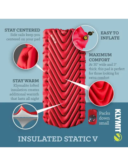 Sleeping Pad Klymit Insulated Static V Luxe