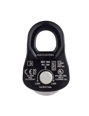 Pulley Petzl Rescue S Black