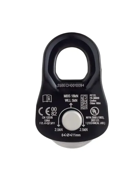 Pulley Petzl Rescue S Black