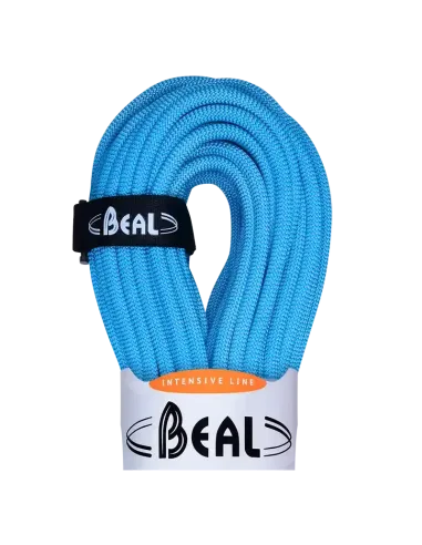 Climbing rope Beal Joker Unicore 9,1mm Dry Cover Blue 70m
