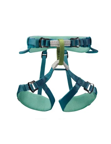 Childrens climbing harness Petzl Macchu Atlantic Blue