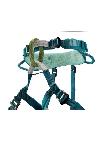 Childrens climbing harness Petzl Macchu Atlantic Blue