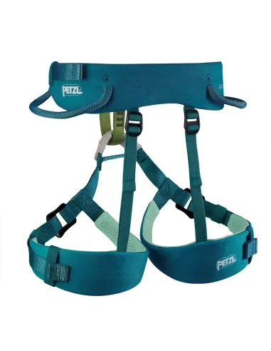 Childrens climbing harness Petzl Macchu Atlantic Blue