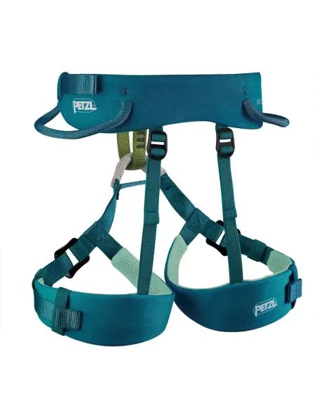 Childrens climbing harness Petzl Macchu Atlantic Blue