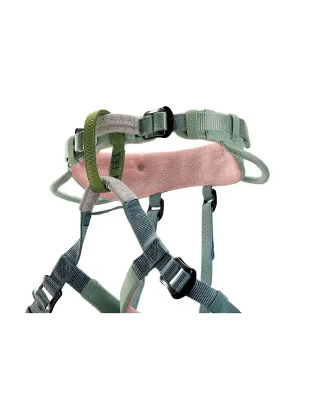 Dziecięca uprząż wspinaczkowa Petzl Macchu Jade Green