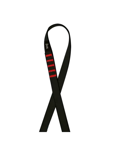 Open sling Beal Flat 18mm 120cm Black