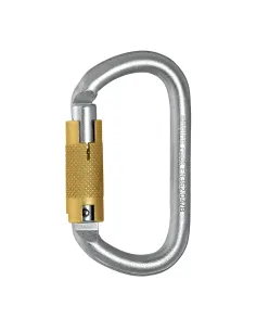 Karabinek wspinaczkowy Singing Rock Oval Steel Connector Triple Lock