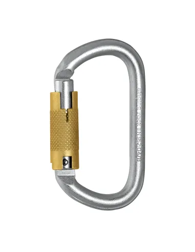 Karabinek wspinaczkowy Singing Rock Oval Steel Connector Triple Lock