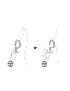 Przyrząd zjazdowy Petzl Pirana Club 2