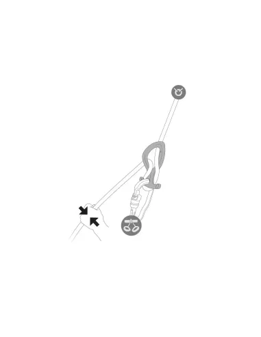 Przyrząd zjazdowy Petzl Pirana Club