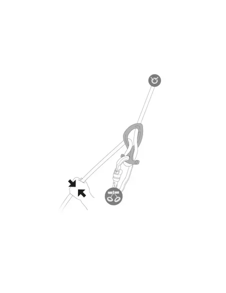 Przyrząd zjazdowy Petzl Pirana Club