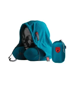 Poduszka z kapturem Grand Trunk Hooded Travel Neck Pillow Peacock Green