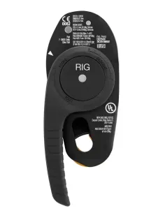 Przyrząd zjazdowy Petzl Rig Repairable Black 2