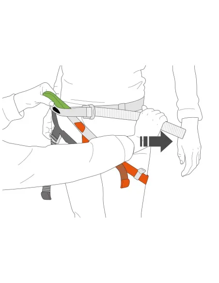 Climbing harness Petzl Pandion Steel