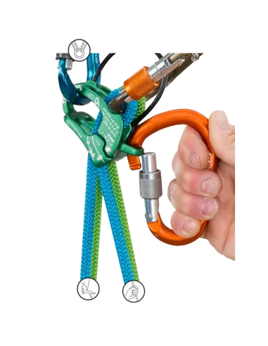 Belay device Climbing Technology Be Up Blue
