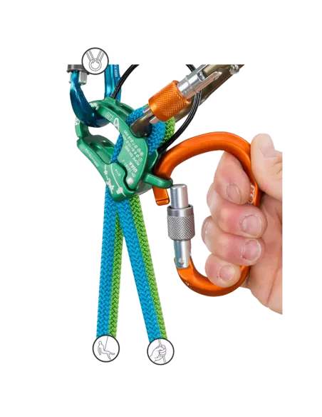Belay device Climbing Technology Be Up Blue