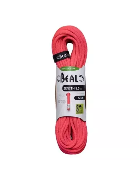 Climbing rope Beal Zenith 9,5mm Pink 50m