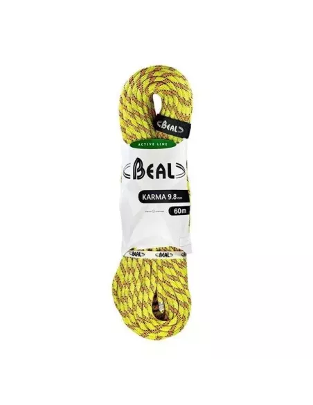 Climbing rope Beal Karma 9,8mm Yellow 60m
