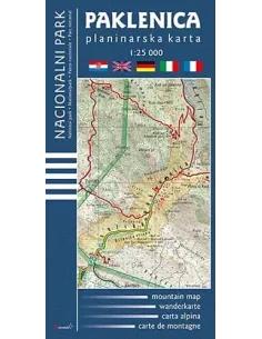 Map Paklenica (Croatia)
