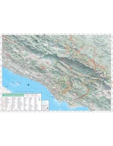 Mapa Paklenica (Chorwacja)