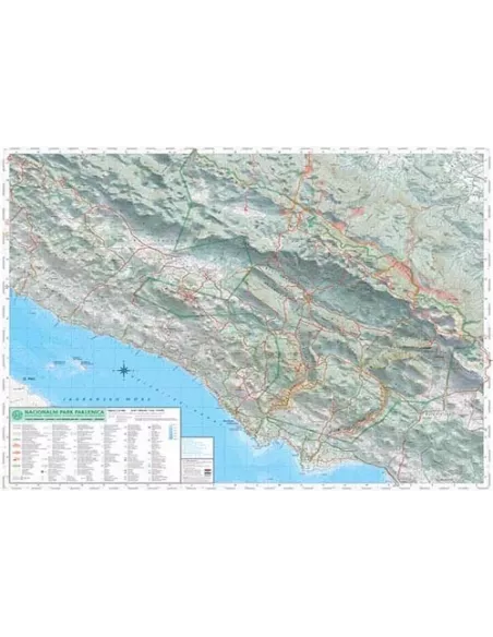 Mapa Paklenica (Chorwacja)