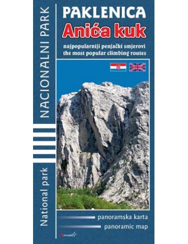Panoramic map of Anica Kuk (Paklenica)