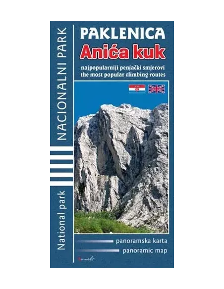Mapa panoramiczna Anica Kuk (Paklenica)